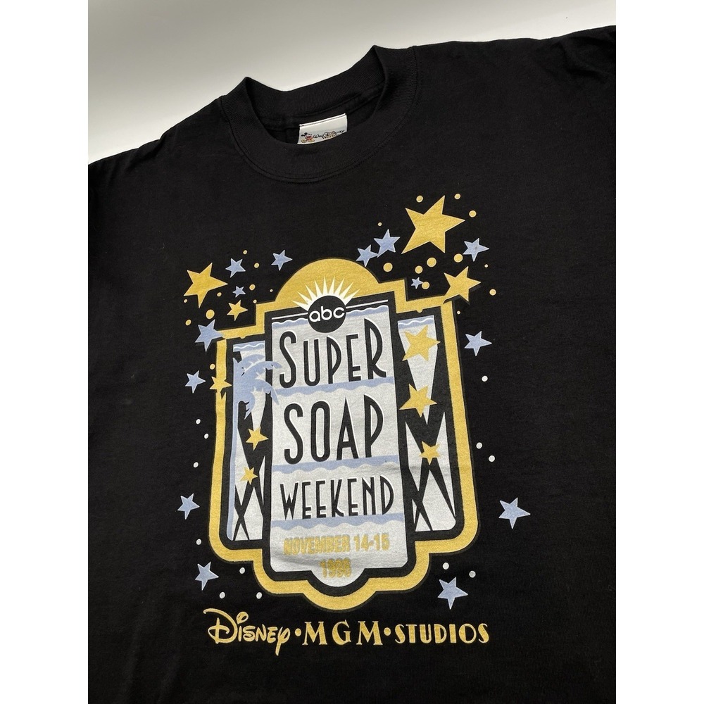 Vintage 90's Disney World T Shirt L ABC SUPER SOAP OPERA WEEKEND
